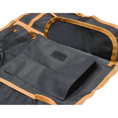 ORGANIZER ON FRONT SEAT - BLACK / ORANGE COLOR  