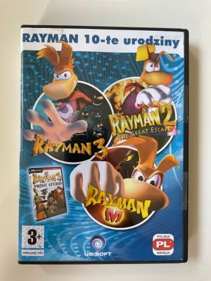 Rayman 10-te urodziny 3 Hoodlum Havoc The Great Escape Rayman M PC PL