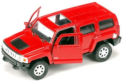 METALOWE AUTO TERENOWE HUMMER H3 WELLY HAMER 1:34