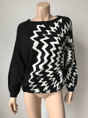 TARIANI sweter oversize S 100% wełna