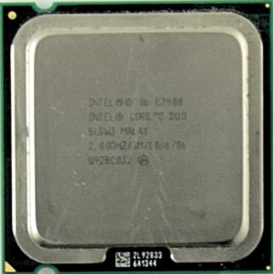 Procesor Intel Core 2 DUO E7400 SLGW3 s.775