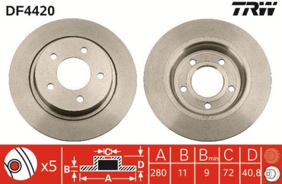 DISCO DE FRENADO DF4420  