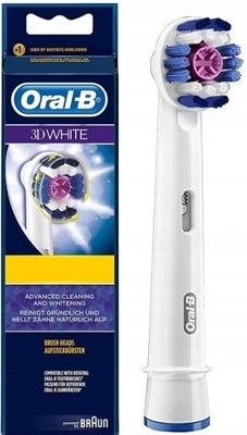 1x KOŃCÓWKA BRAUN ORAL-B 3D WHITE ORYGINAŁ