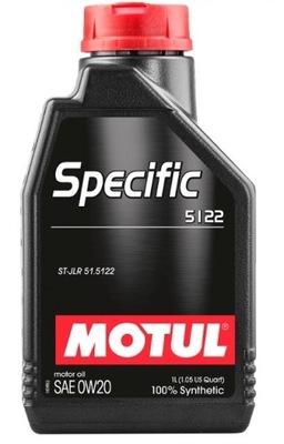 МАСЛО MOTUL 0W20 1L SPECIFIC 5122 STJLR.51.5122 / C5