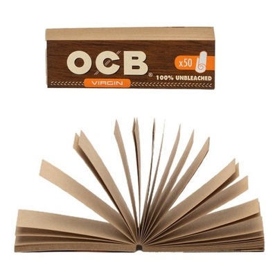 FILTERKI KARTONOWE OCB VIRGIN BROWN TIPS