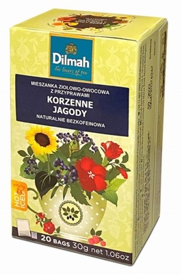 Dilmah Herbata korzenne jagody 20 TB Naturally Spicy