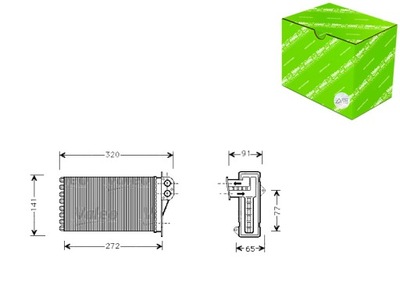 HEATER CITROEN XSARA PICASSO PEUGEOT 206 1.1-2.0D 08.98- VALEO  