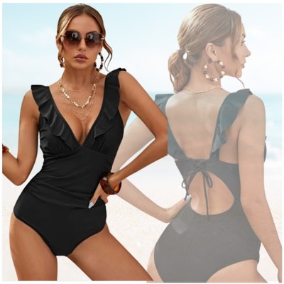 SEXY STRÓJ KĄPIELOWY JEDNOCZĘŚCIOWY MONOKINI S