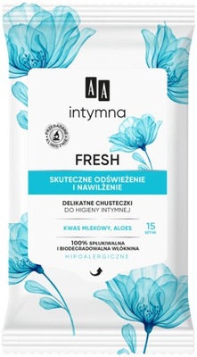 AA Fresh Delikatne chusteczki do higieny intymnej