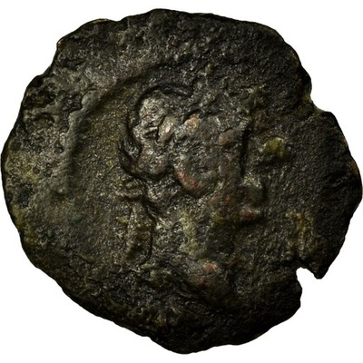Moneta, Trajan, Dichalkon, Alexandria, EF(40-45),