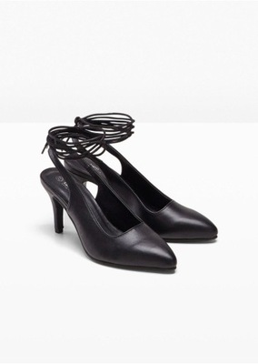 CZÓŁENKA SZNUROWANE CZARNE 1G6D15 Bpc 40