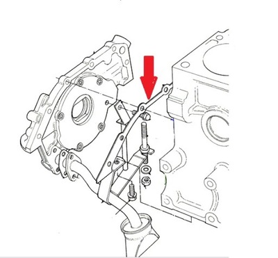 FORRO DE BOMBA ACEITES DEL MOTOR FORD CVH / HL 1.4; 1.6; 1.8 OE 6851352  