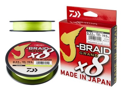 Plecionka Daiwa J-Braid 0,13 mm x 135 m