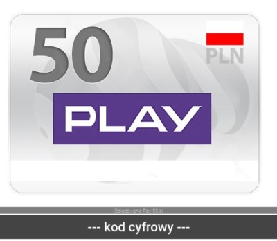 Doładowanie Play 50 zł