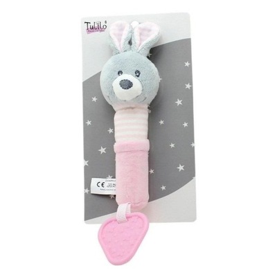 RÓZSASZÍN NYUSZI HANGGAL 17CM, TULILO