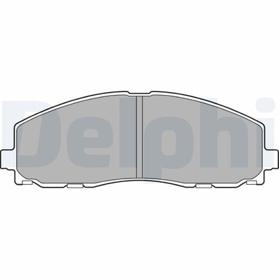 КОЛОДКИ ГАЛЬМІВНІ CHRYSLER GRAND VOYAGER V 3.3 08-