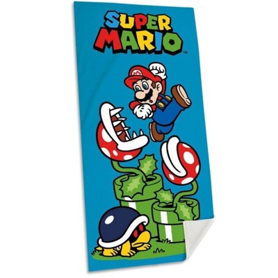 Ręcznik plażowy 70x140cm 100% bawełna Super Mario NO-511T Kids Euroswan