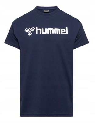 Y1230 HUMMEL LOGO KOSZULKA męska T-SHIRT L