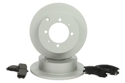 Тормозные диски тормозные колодки тормозные задняя mitsubishi фото №1