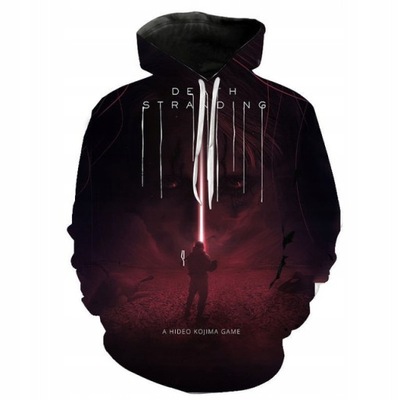 Hoodies Gra Death Stranding bluzy z kapturem z nad