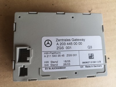 Модуль шлюз mercedes w639 viano vito фото №1