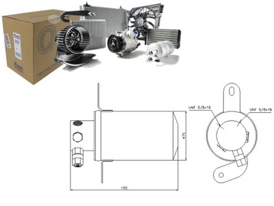Осушувач кондиціонера mercedes c t-model s202 c фото №1
