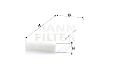 MANN-FILTER FILTRAS KABINOS MERCEDES ACTROS ACTROS MP2 MP3 ECONIC ECONIC 