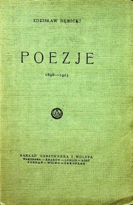 Poezje 1898 1923 1923 r.