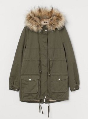 H&M mama Ocieplana parka kurtka zimowa 36 S G135