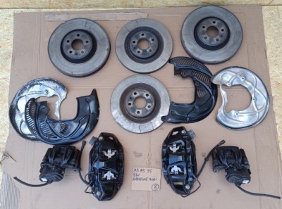 Audi a4 a5 s4 s5 8w комплект супорти гальмівні диски гальма фото №1