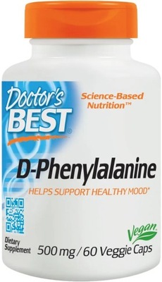 Doctor's Best D-Fenyloalanina 500 mg 60 vkaps