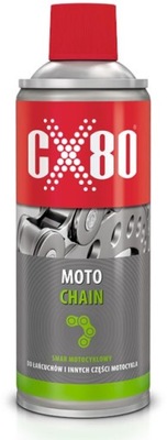 CX80 MOTO CHAIN СМАЗКА DO ЦЕПИ МОТОЦИКЛЕТНЫХ ВЕЛОСИПЕДНЫХ 500ML