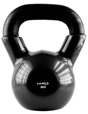 KETTLEBELL ŻELIWNY HANTEL KETLA ODWAŻNIK HMS 8 KG