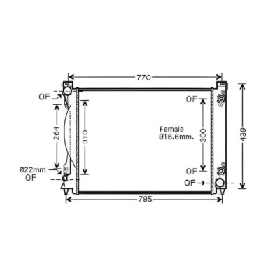Радиатор audi a6 typ 4f2 08-10 фото №1
