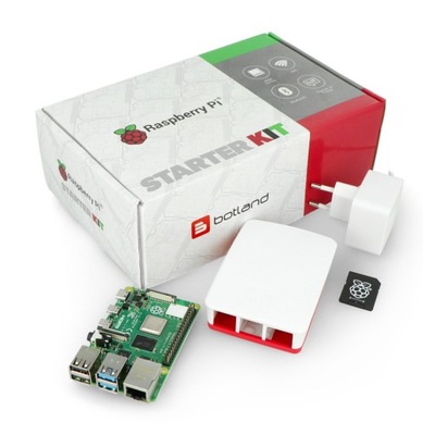 Zestaw z Raspberry Pi 4B WiFi 4GB RAM + 32GB microSD + oficjalne akcesoria