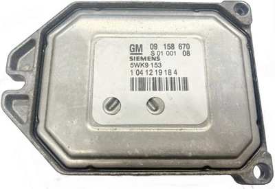 КОМПЬЮТЕР ECU OPEL ASTRA Z18XE 1.8 09158670 5WK9153 CZYSTY