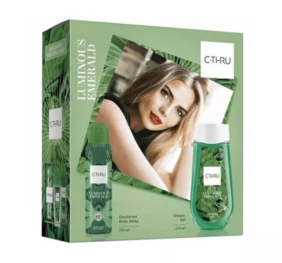 C-THRU ZESTAW DEO 150ml+Żel 250ml Luminous Emerald