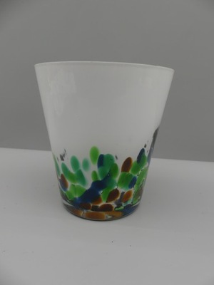 DONICZKA OSŁONKA - Murano Glass Style zieleń