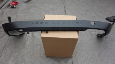 Накладка спойлер бампер задняя volvo v90 cross country // 1176 фото №1