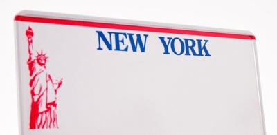 Amerykańskie tablice rejestracyjne USA NEW YORK