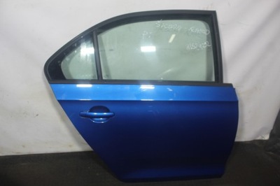 Дверь правый задняя skoda rapid ii lift lf5w фото №1