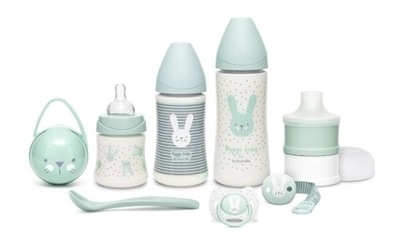 Suavinex, Zestaw startowy Welcome Baby Set miętowy