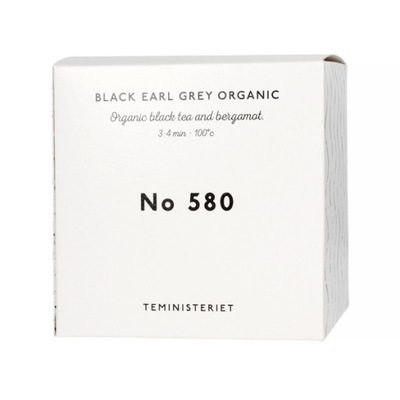 580 Black Earl Grey Organic - herbata sypana 100g Teministeriet