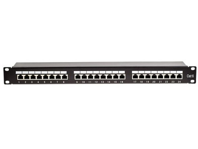 Patch panel 24-portowy STP kat.6 1U 19" Krone