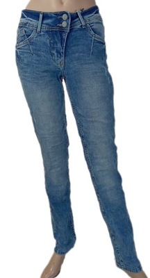 Spodnie jeans niebieski suwak Scarlett Cecil 32/30