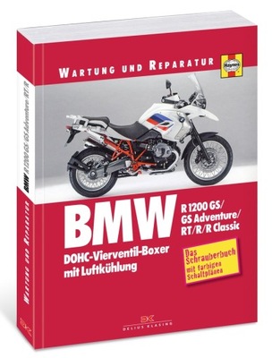 BMW R1200GS ADVENTURE R1200RT R1200RS R1200R 10-12 instr napraw j.niem. 24h