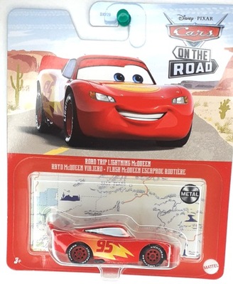 CARS AUTA ZYGZAK McQUEEN ROAD TRIP 1:55 NOWY MATTEL