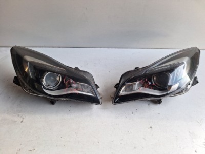 Opel insignia a рестайлінг  13-17 фара ліва + led uk фото №1