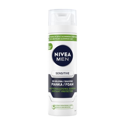 Nivea Men Pianka do golenia 200ml Sensitive