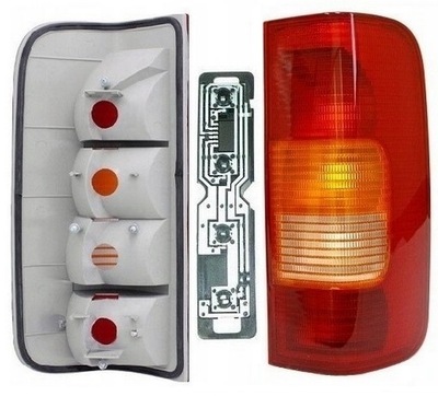 Лампа задня vw lt ii 1996-2005 права фото №1